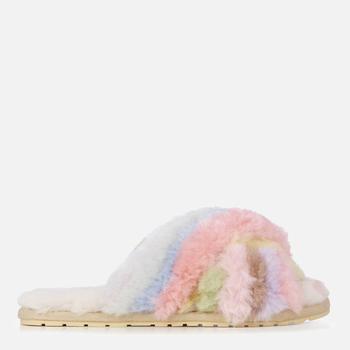 推荐EMU Australia Women's Mayberry Rainbow Sheepskin Slippers - Pastel商品