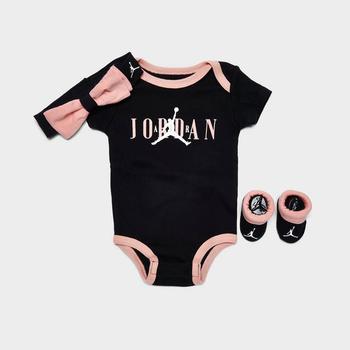 aj3, Jordan | Girls' Infant Jordan 3-Piece Pink Satin Box Set商品图片 