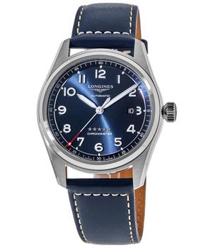 Longines | Longines Spirit Blue Dial Leather Strap Men's Watch L3.811.4.93.0商品图片,6.8折