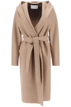 商品Harris Wharf London | Harris wharf london hooded robe coat in pressed wool,商家Beyond Italy Style,价格¥3519图片
