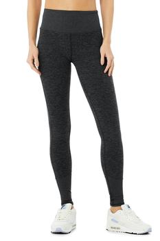salamon瑜伽, Alo | High-Waist Alosoft Lounge Legging - Dark Heather Grey商品图片 5.9折起