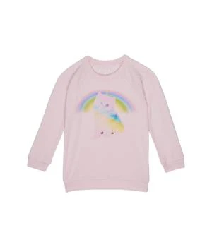 Chaser | Rainbow Unicorn Kitty Recycled Bliss Knit Pullover (Little Kids/Big Kids) 7.4折