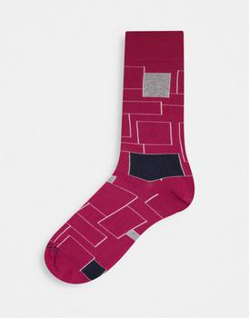 Hugo Boss | HUGO socks in black and red商品图片,5折