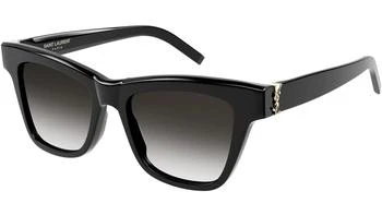 Yves Saint Laurent | Grey Gradient Square Unisex Sunglasses SL M106 002 52 4.6折, 满$75减$5, 满减