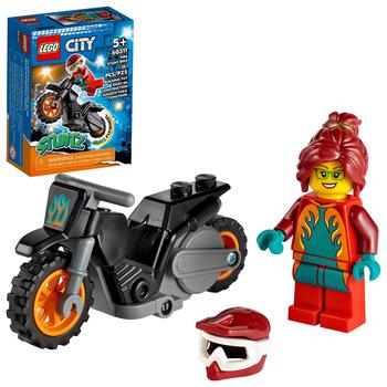 商品LEGO City Fire Stunt Bike 60311 Building Kit; Fun, Cool Toy for Kids (11 Pieces)图片