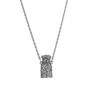 小银瓶手提包, 2028 | Women's Antiqued Silver Tone Bottle Pendant Necklace商品图片 