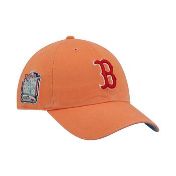 时尚mlb羽绒服男装, 47 Brand | Men's '47 Orange Boston Red Sox 1999 Mlb All-Star Game Double Under Clean Up Adjustable Hat商品图片 