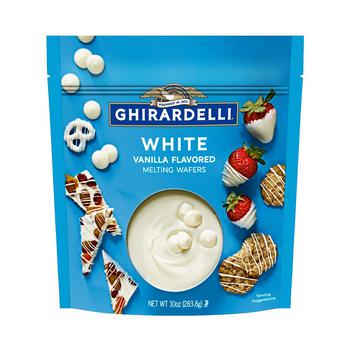 商品Ghirardelli Chocolate White Candy Making Wafers, 10 Ounce图片