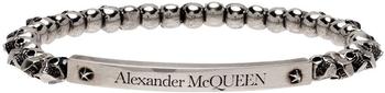Alexander McQueen | Silver Mini Skull Bracelet商品图片,独家减免邮费