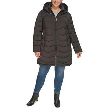Calvin Klein | Women's Plus Size Hooded Packable Puffer Coat, Created for Macy's 