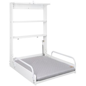 商品Roba-Kids | Wall Mounted Foldable Baby Changing Table with Changing Pad Shelves, Birth Up to 33 lbs,商家Macy's,价格¥1074图片
