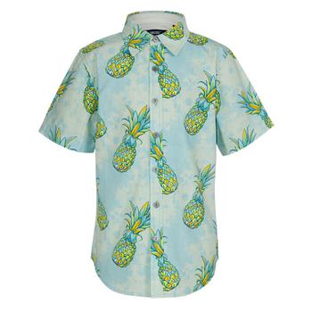商品Univibe | Big Boys Pineapple Blend Print Woven Shirt,商家Macy's,价格¥75图片