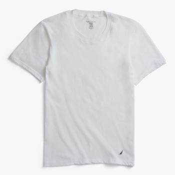 Nautica | Nautica Mens Crewneck T-Shirt, 3-Pack商品图片,4折