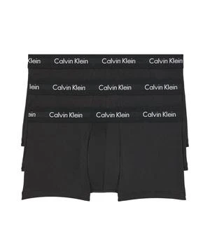 Calvin Klein | Cotton Stretch Low Rise Trunks 3-Pack,商家Zappos,价格¥214