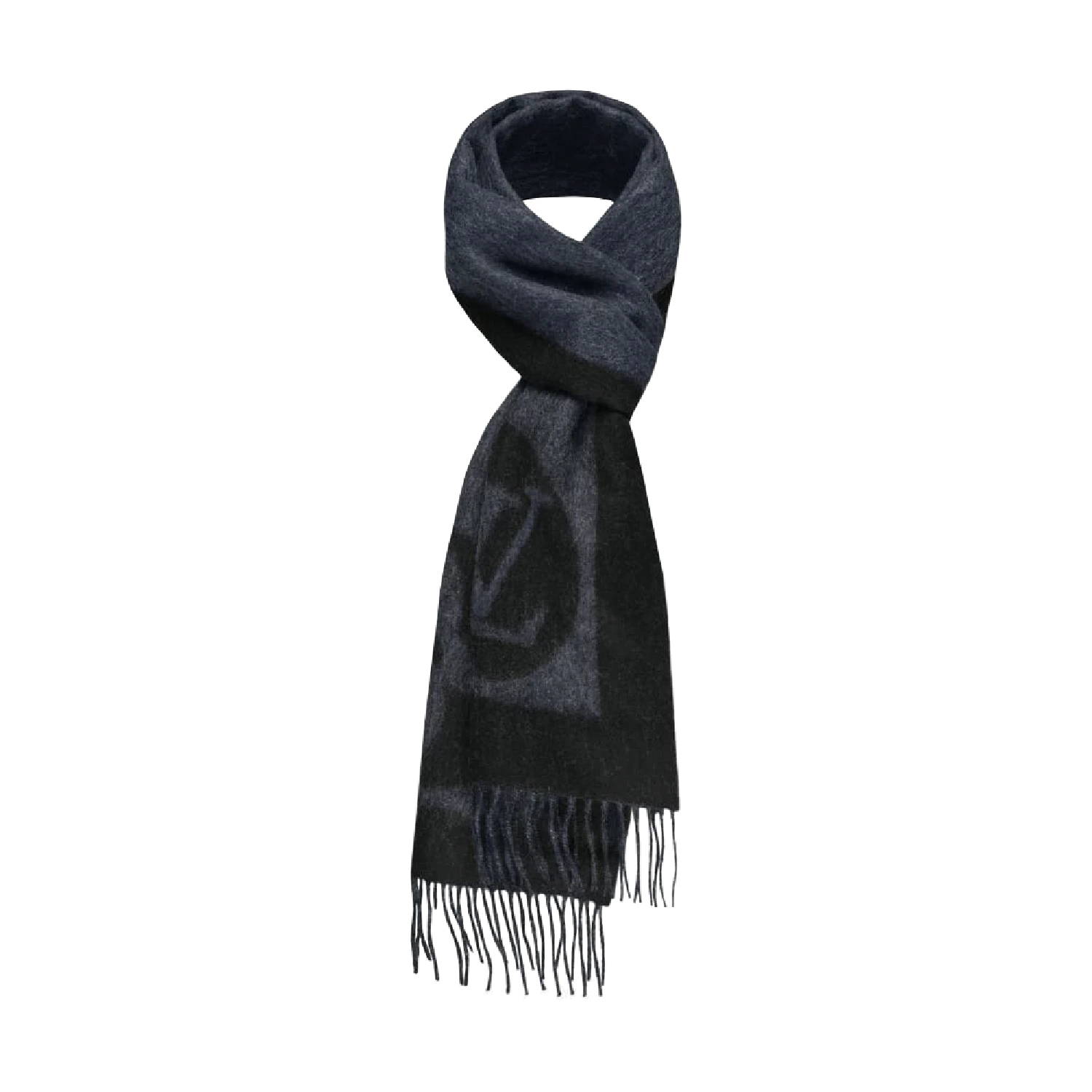 Louis Vuitton | 【现货】路易威登 男士黑色羊毛羊绒CARDIFF围巾 M70482 8.5折, 限时价, 包邮包税, 限时价