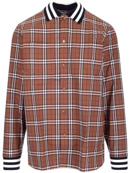 Burberry | Burberry Checked Print Long-Sleeved Shirt商品图片,5.7折