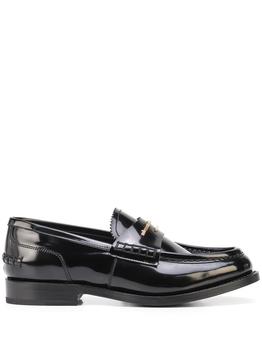 亚历山大王鞋帆布鞋, Alexander Wang | CARTER LOGO LETTERS BLACK BOX CALF商品图片 满$250减$20, 满减
