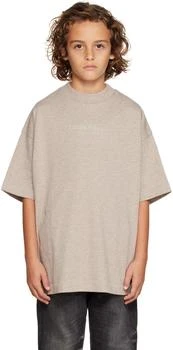 Essentials | Kids Beige Bonded T-Shirt 