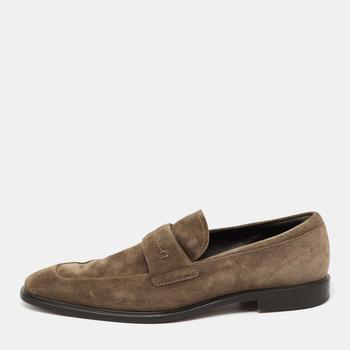 Tod's Brown Suede Slip-on Loafers Size 42.5 product img