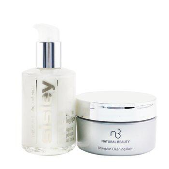 推荐Ecological Compound With Pump & Natural Beauty Aromatic Cleaning Balm Set商品