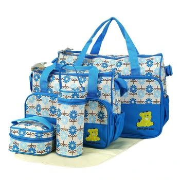 Global Bazaar | 5PCS Baby Nappy Diaper Bags Set with Changing Pad,商家Premium Outlets,价格¥712