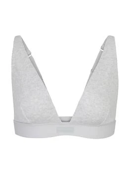 SKIMS | Cotton Rib Plunge Bralette 