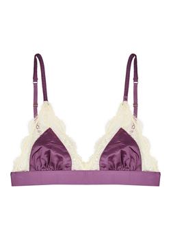 LOVE STORIES, LOVE STORIES | Love Lace purple soft-cup bra商品图片 