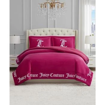 Juicy Couture | Reversible Velvet Comforter Set,商家Macy's,价格¥1871