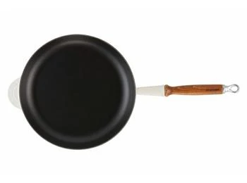 Le Creuset | Poêle 28cm en fonte émaillée meringue avec manche en bois,商家The Village Outlet,价格¥1475