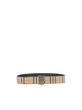 加拿大巴宝莉皮带, Burberry | Burberry Logo Plaque Checked Reversible Belt商品图片 8.1折起