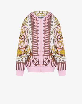 Moschino | Military Teddy Scarf Cotton Hoodie商品图片,