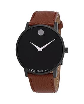 推荐Movado Museum Classic Black Dial Leather Strap Men's Watch 0607198商品