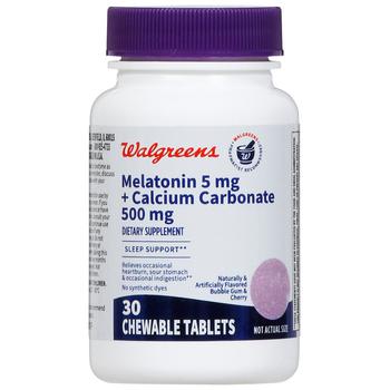 商品Melatonin + Calcium Chewable图片