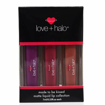 推荐Love+halo / Made To Be Kissed Matte Liquid Lipstick 3 Pc Set商品