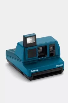 Polaroid | Vintage Polaroid Blue Impulse 600 Instant Camera Refurbished by Retrospekt,商家Urban Outfitters,价格¥1184