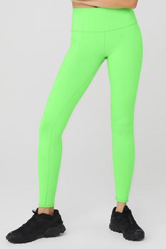 Alo | High-Waist Airbrush Legging - Green Glow商品图片,