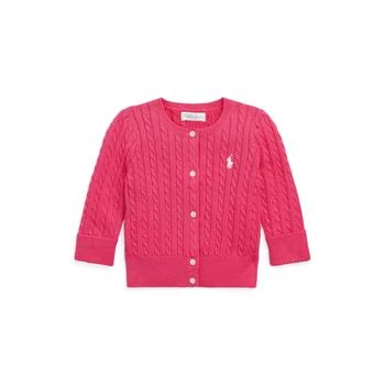 Ralph Lauren | Mini-Cable Cotton Cardigan (Infant),商家Zappos,价格¥374