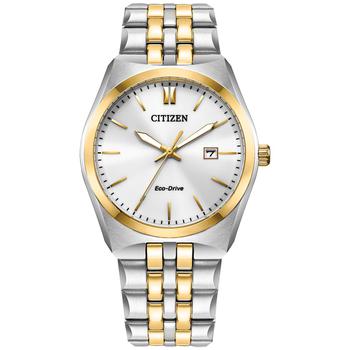 Citizen | Eco-Drive Men's Corso Two-Tone Stainless Steel Bracelet Watch 40mm商品图片,6.4折