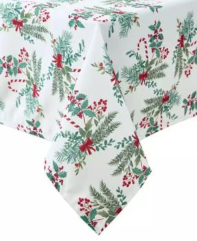 Laura Ashley | Easy Care Holiday Tablecloth, 70" Round,商家Macy's,价格¥374