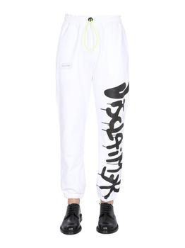 推荐Disclaimer Logo Print Drawstring Pants商品