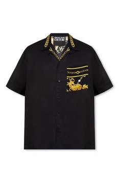 Versace | Versace Jeans Couture Chain Couture Printed Short-Sleeved Shirt 5.7折