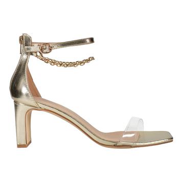 Chinese Laundry, Chinese Laundry | Yara Clear Metallic Ankle Strap Sandals商品图片 5.4折×额外9折, 额外九折