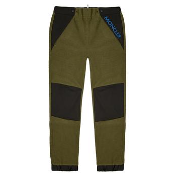 推荐Moncler Fleece Trousers - Green / Black商品