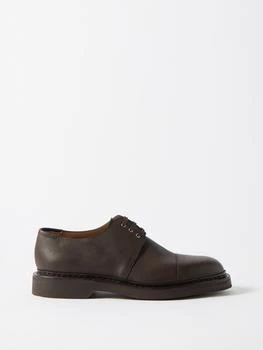 推荐Dalston grained-leather Derby shoes商品