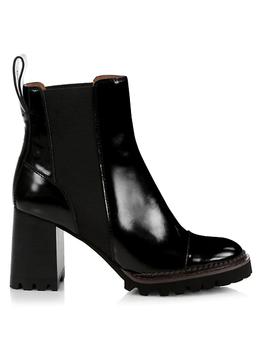 推荐Mallory Lug-Sole Leather Chelsea Boots商品