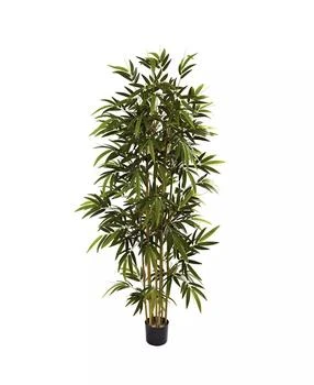 NEARLY NATURAL | 6' Artificial Bamboo Tree,商家Macy's,价格¥1249