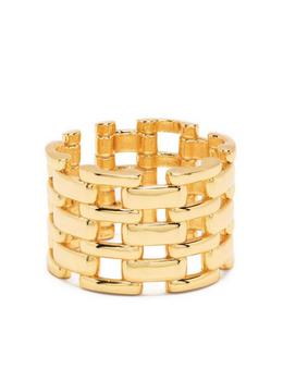 商品FEDERICA TOSI | Gold Color Chain Ring Polished Finish and Chain Detail,商家Baltini,价格¥913图片