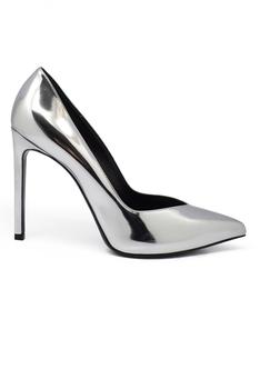 圣罗兰鞋女鞋, Yves Saint Laurent | Luxury Shoes For Women   Saint Laurent Paris Pumps In Silver Leather商品图片 9折