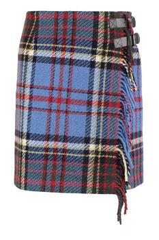 Weekend Max Mara | Weekend Max Mara Checked Tassel Detailed Skirt商品图片,
