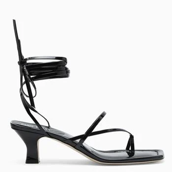 推荐Black patent leather Betty sandals�商品